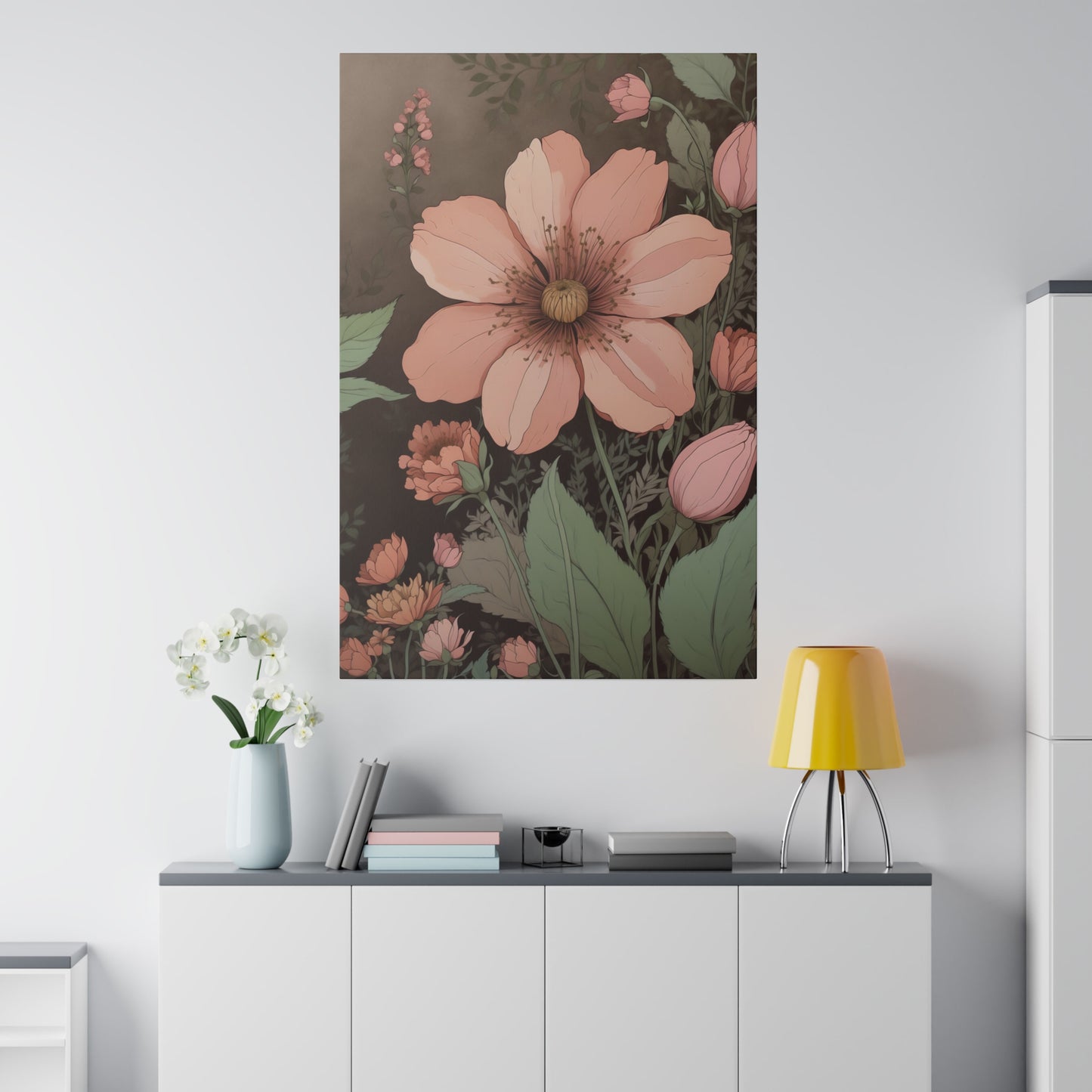 Botanicals Six canvas .75"