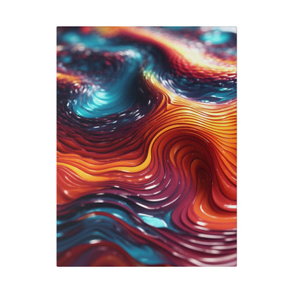 Biomorphic Swirl One canvas .75"