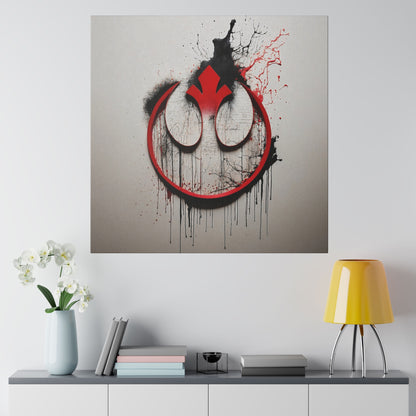 Starbird, red canvas .75"