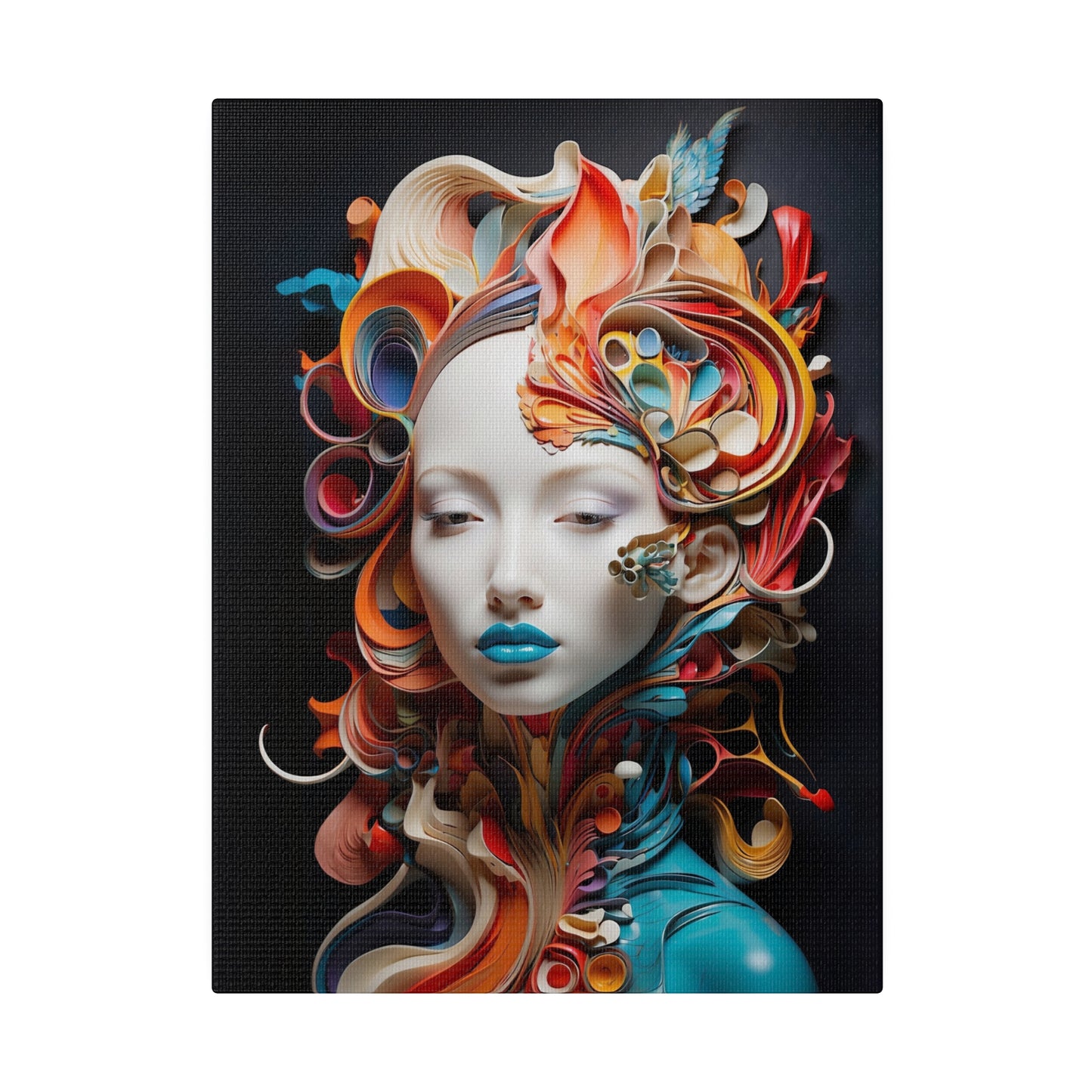 Biomorphic Woman One canvas .75"