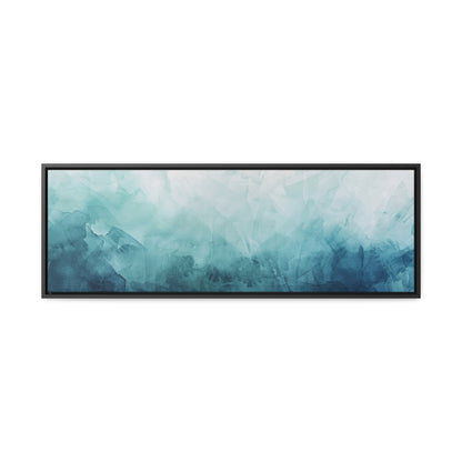 Decor Horizon , Blue Texture, Canvas Print, 1.25"