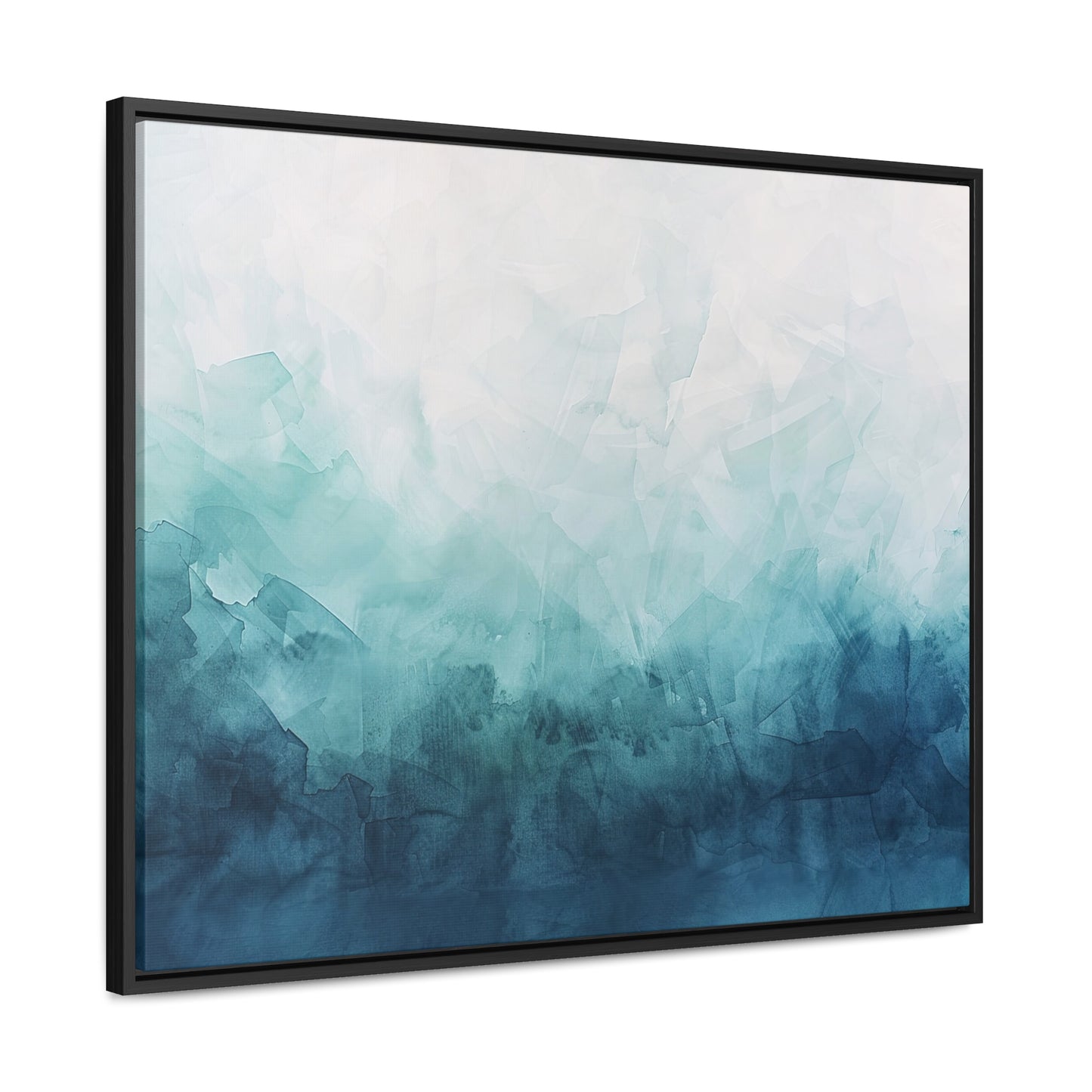 Decor Horizon , Blue Texture, Canvas Print, 1.25"