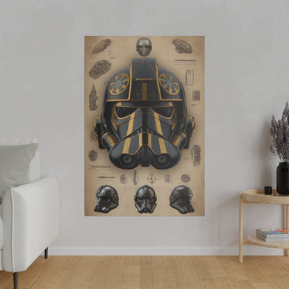 TIE, Light, helmet concept canvas .75"