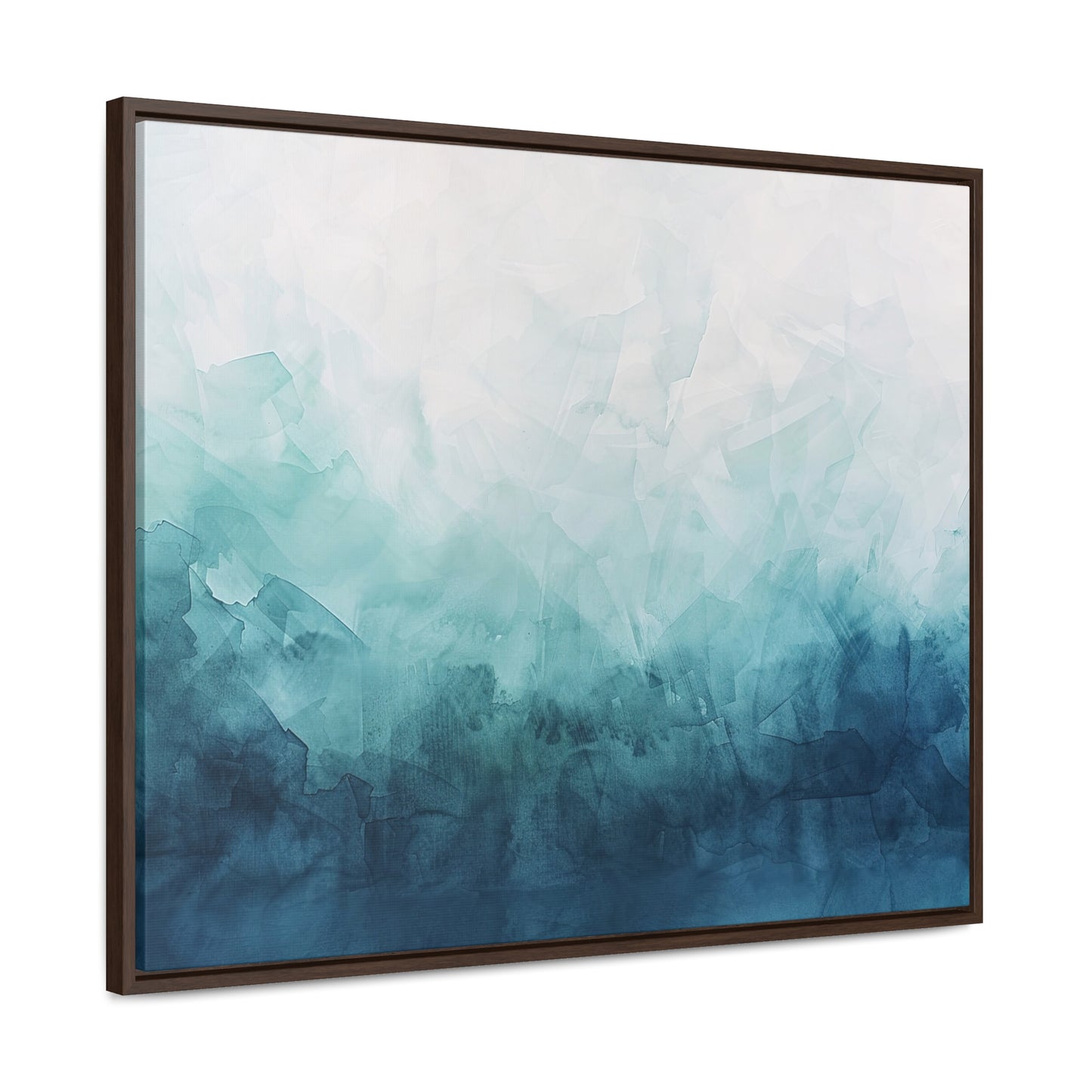 Decor Horizon , Blue Texture, Canvas Print, 1.25"