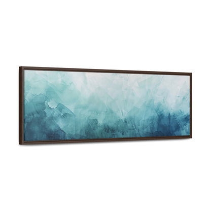 Decor Horizon , Blue Texture, Canvas Print, 1.25"