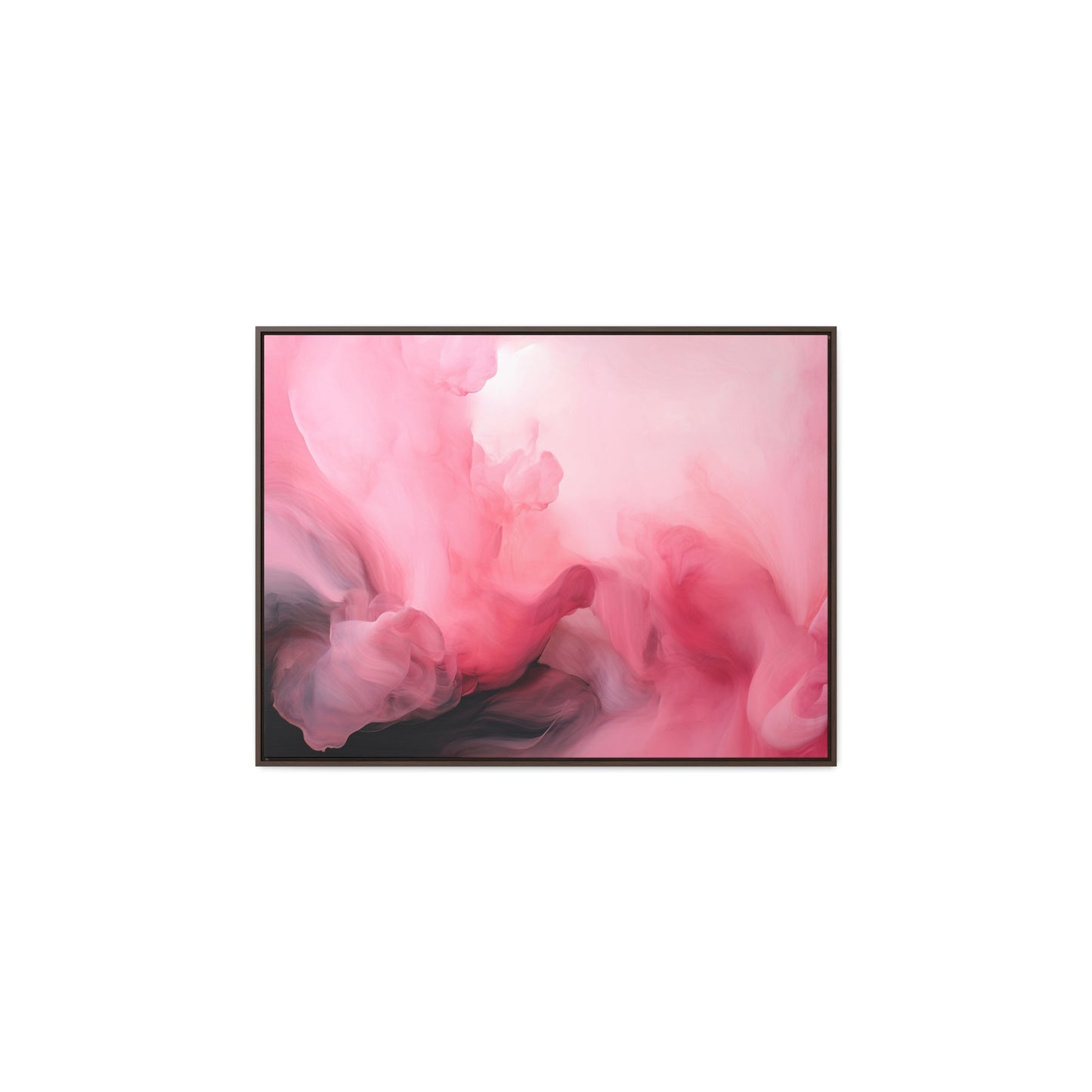 Decor Horizon, Black and Pink Marble , Canvas Print, 1.25"