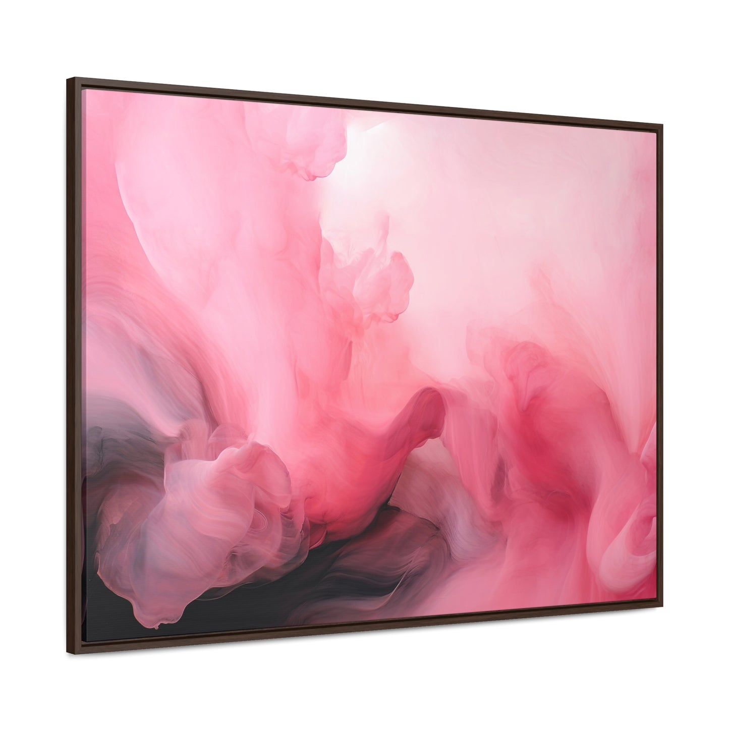 Decor Horizon, Black and Pink Marble , Canvas Print, 1.25"