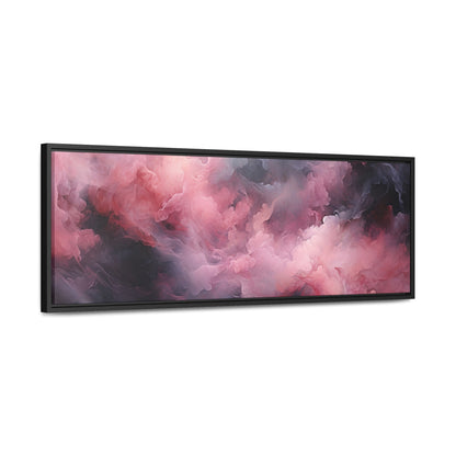 Decor Horizon, Pink and Black Clouds, Canvas Print, 1.25"