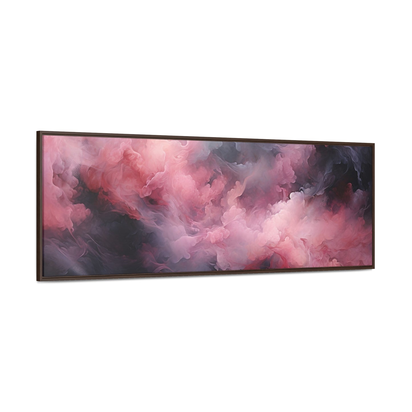 Decor Horizon, Pink and Black Clouds, Canvas Print, 1.25"