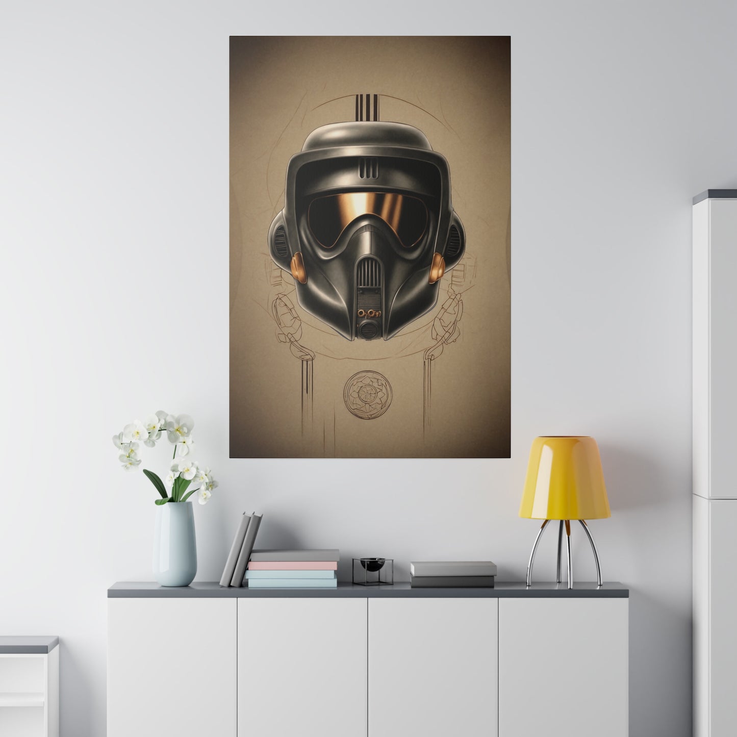 Scout, Light, helmet concept canvas .75"