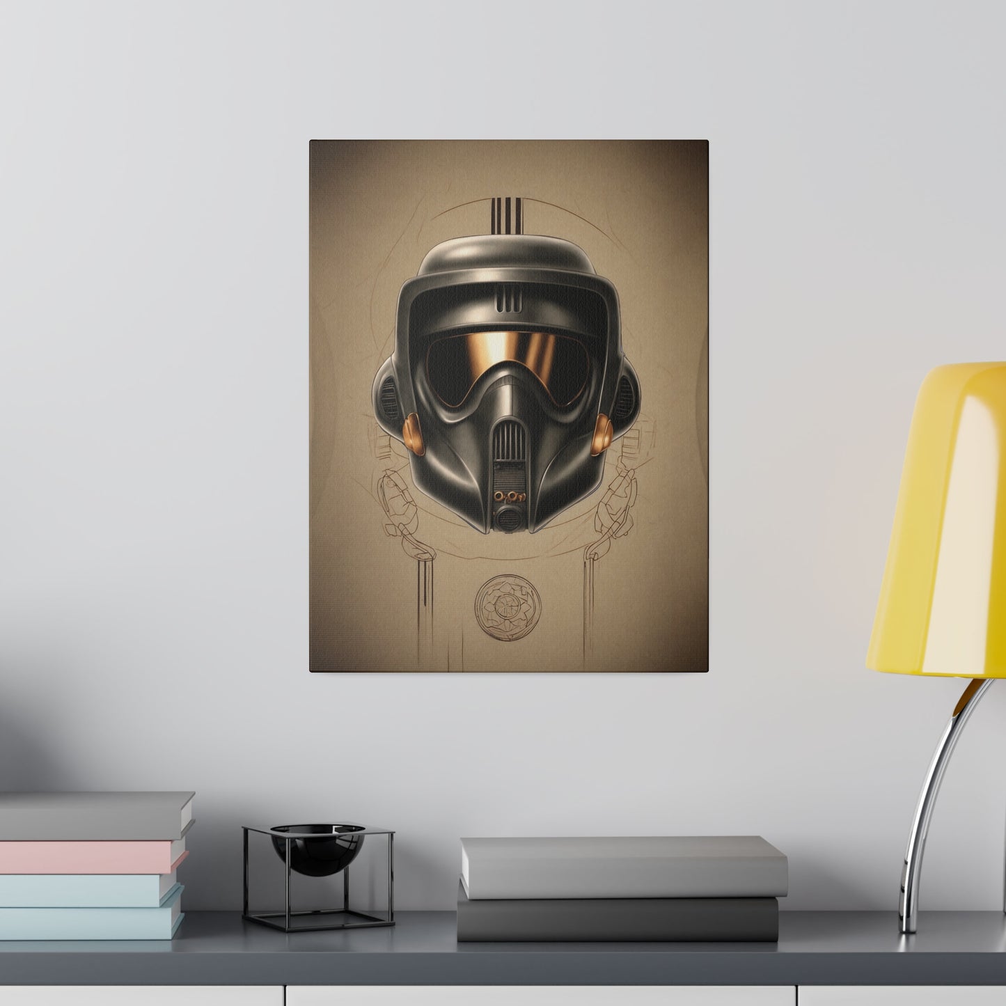 Scout, Light, helmet concept canvas .75"