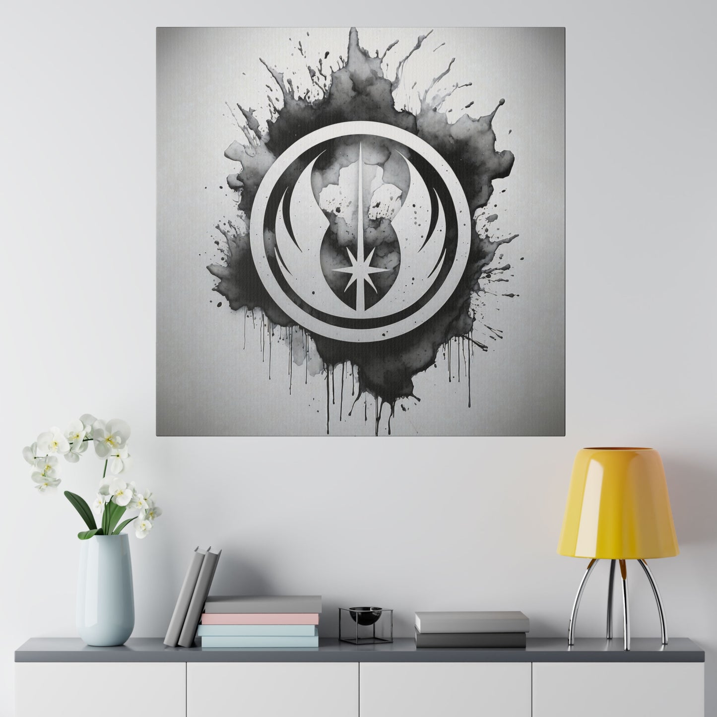Insignia, white canvas .75"