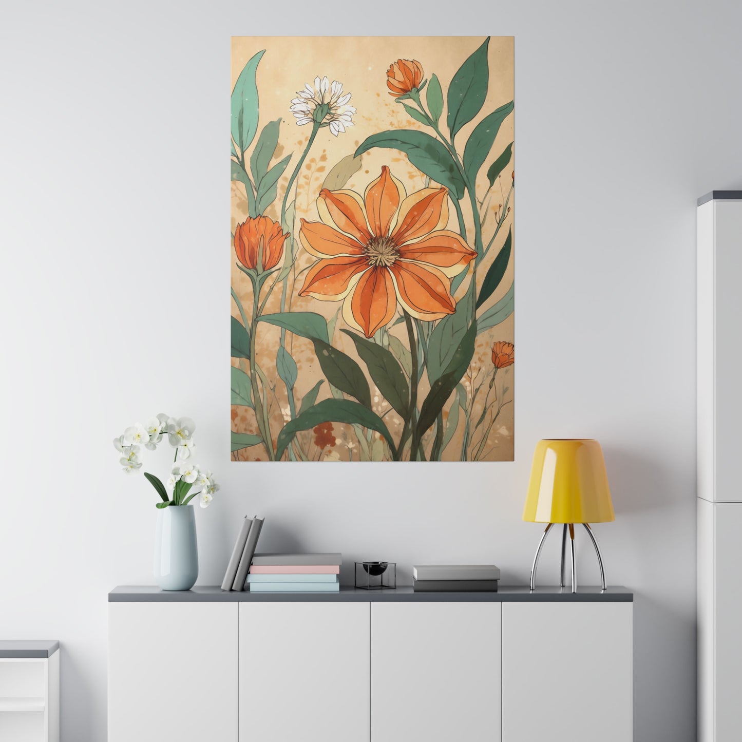 Botanicals Seven canvas .75"