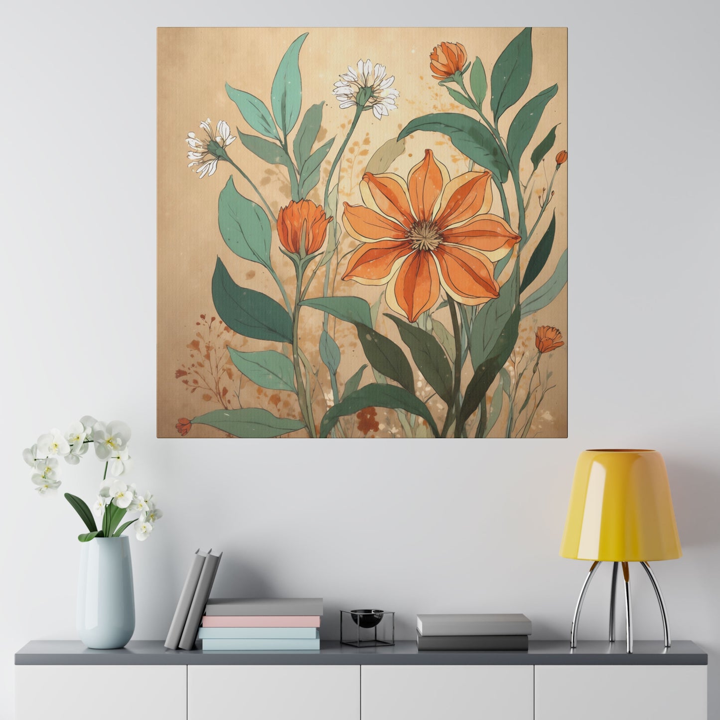 Botanicals Seven canvas .75"