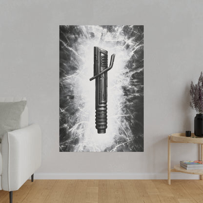 Dark, Black, saber concept canvas .75"