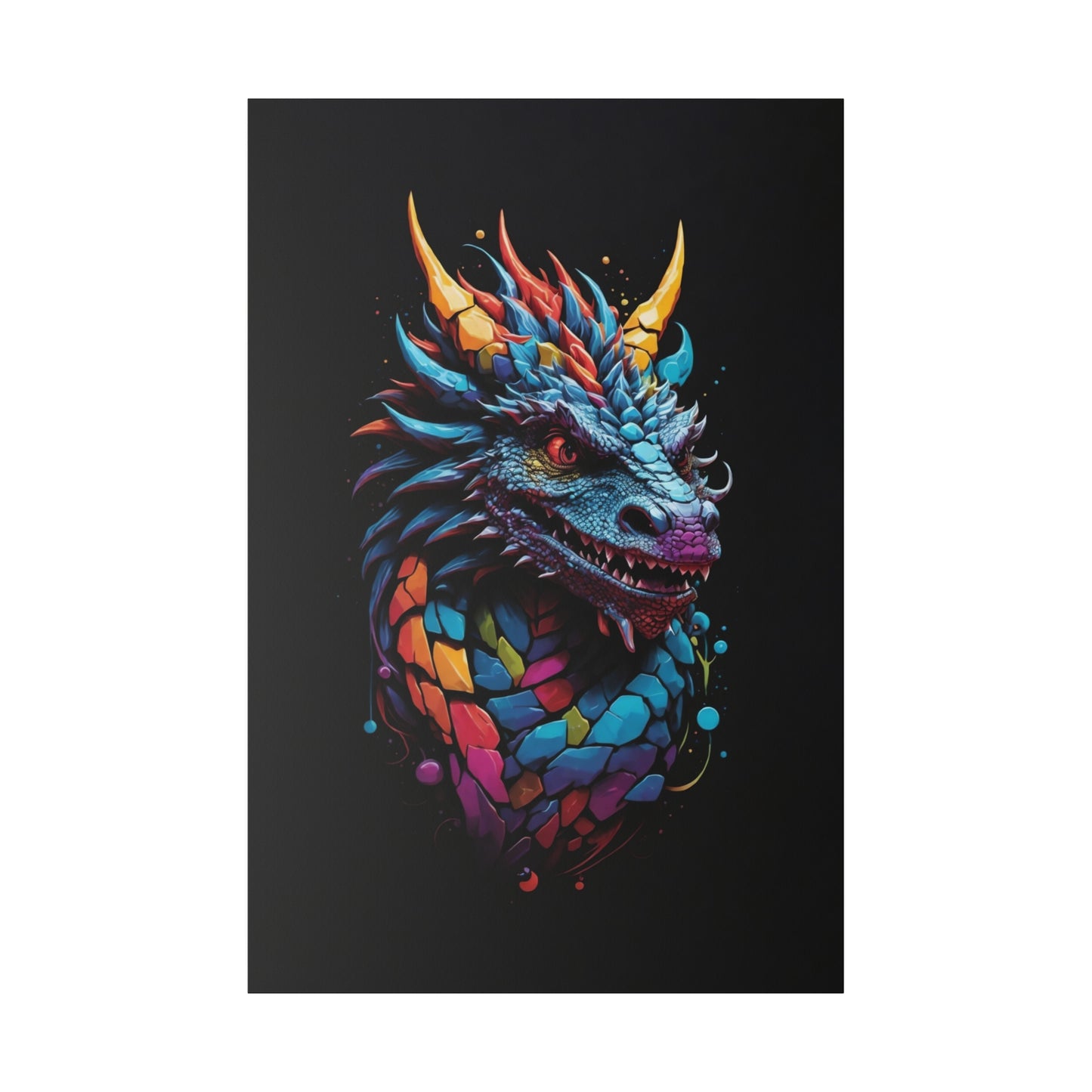Color Dragon Cryger canvas .75"