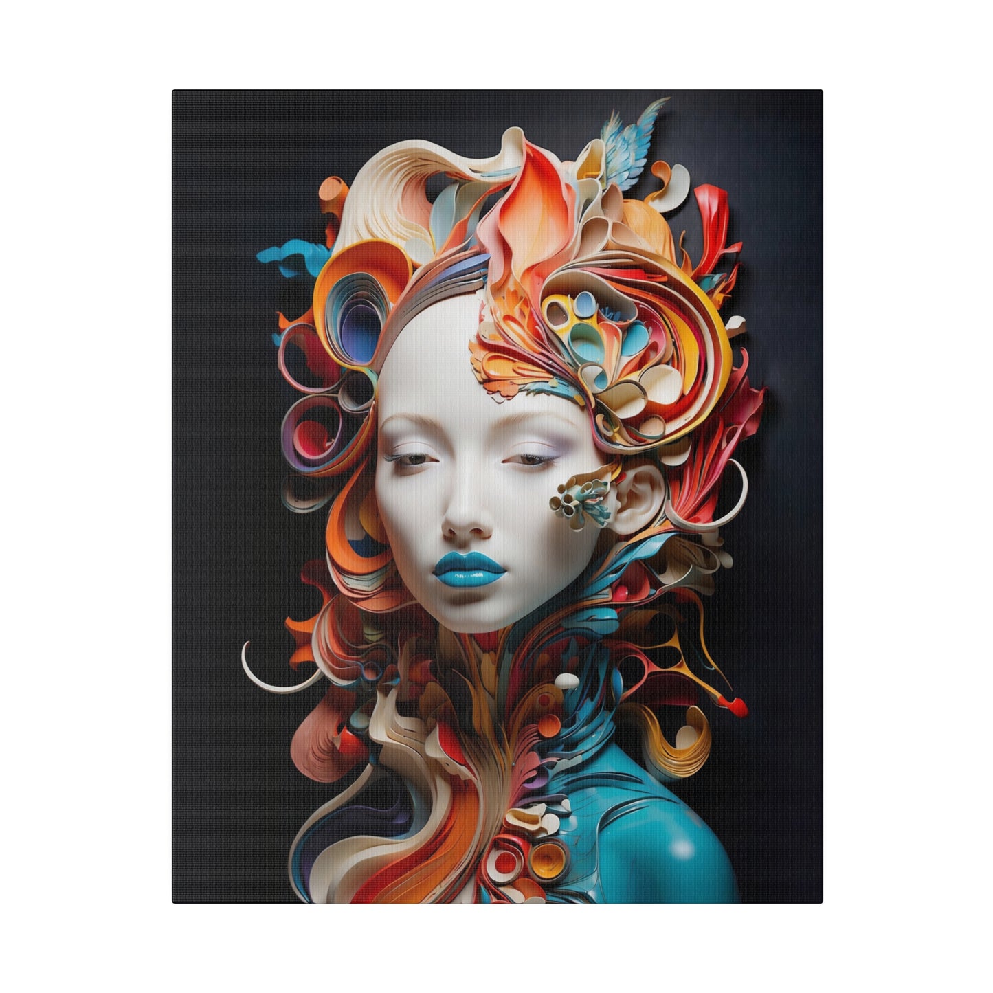Biomorphic Woman One canvas .75"