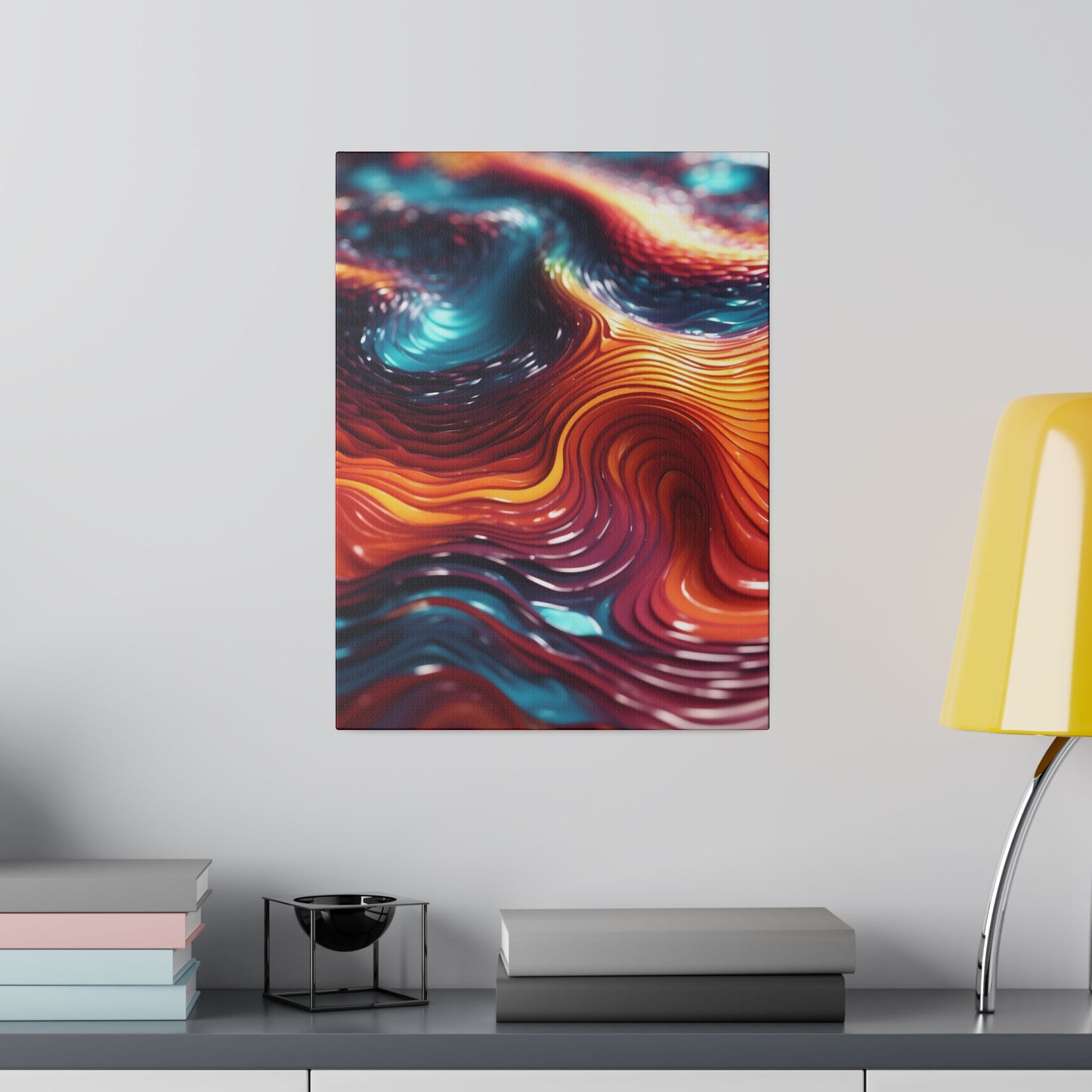 Biomorphic Swirl One canvas .75"