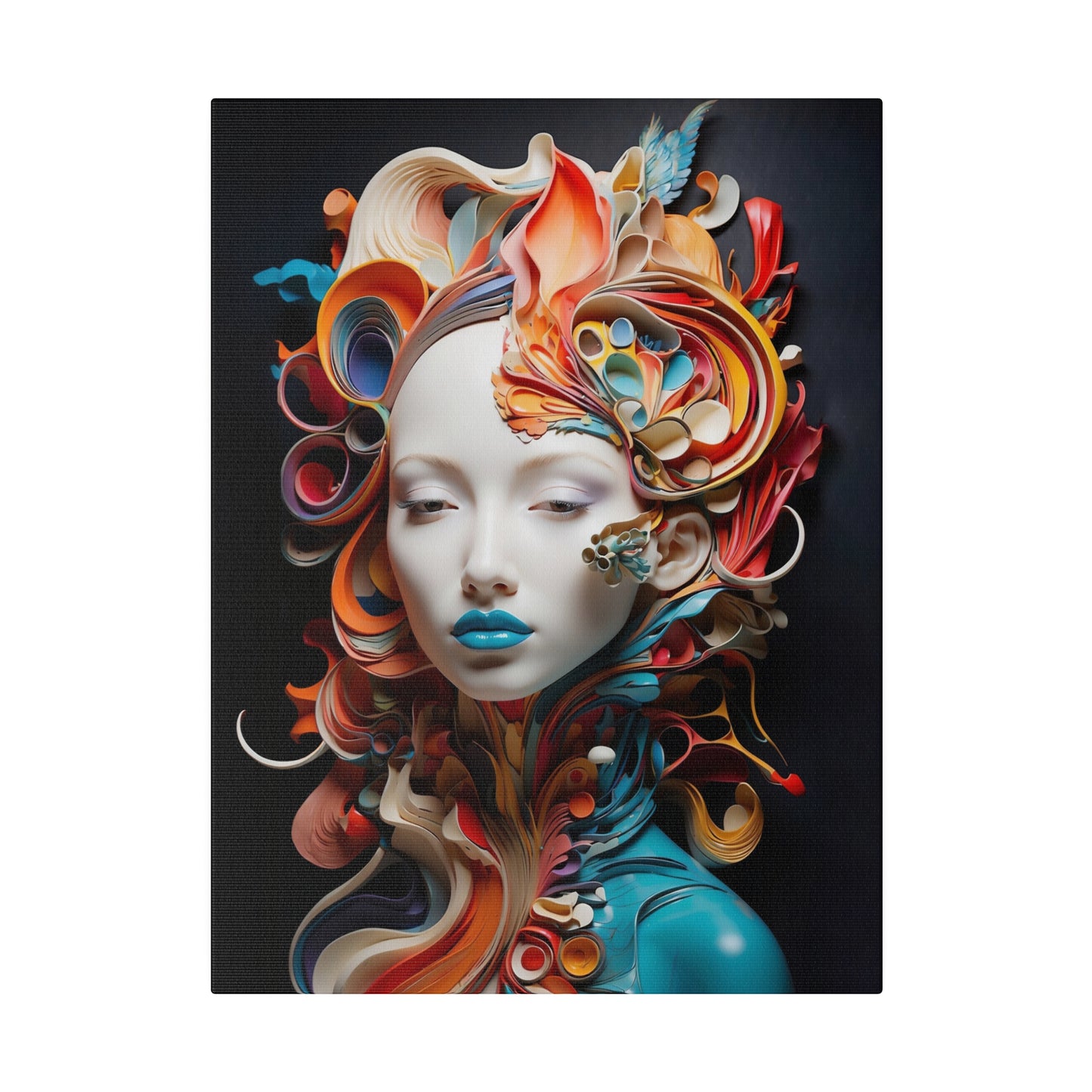 Biomorphic Woman One canvas .75"