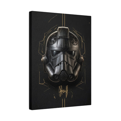 TIE, Dark, helmet concept canvas .75"