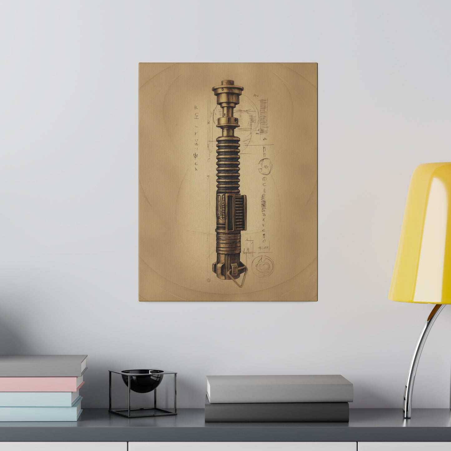 Hope, Light, saber concept canvas .75"