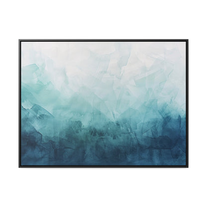 Decor Horizon , Blue Texture, Canvas Print, 1.25"