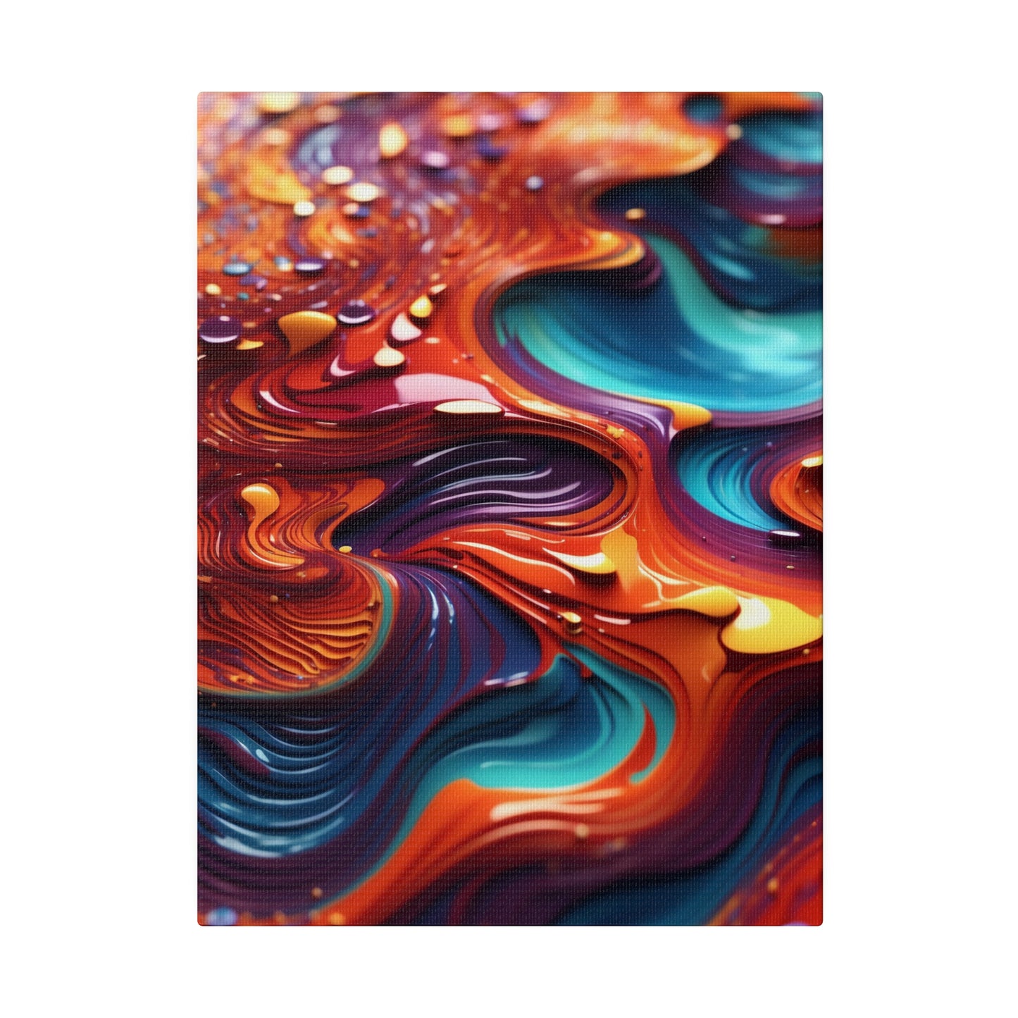Biomorphic Swirl Two canvas .75"