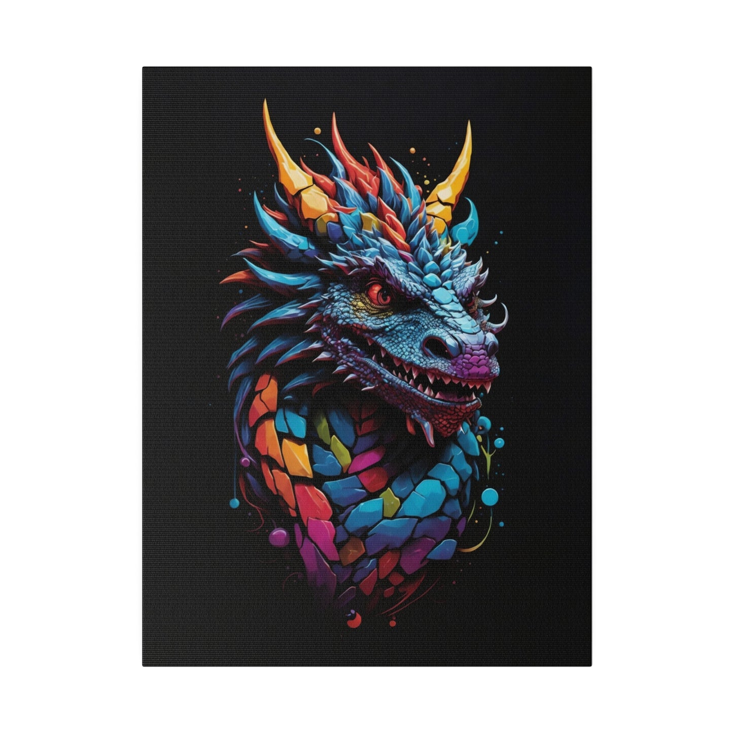 Color Dragon Cryger canvas .75"