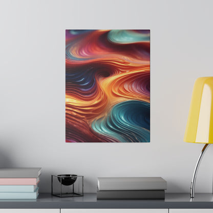 Biomorphic Swirl Four canvas .75"