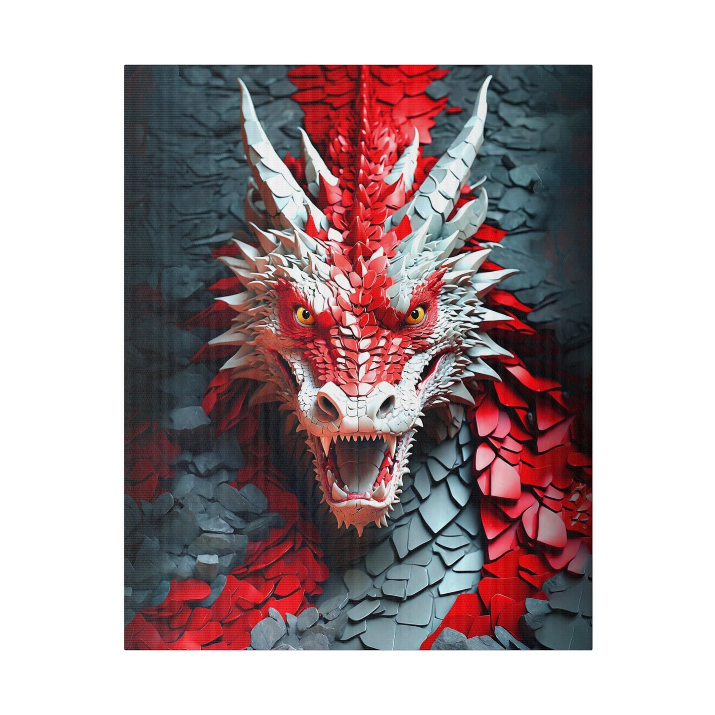 Stone Dragon Rhed canvas .75"
