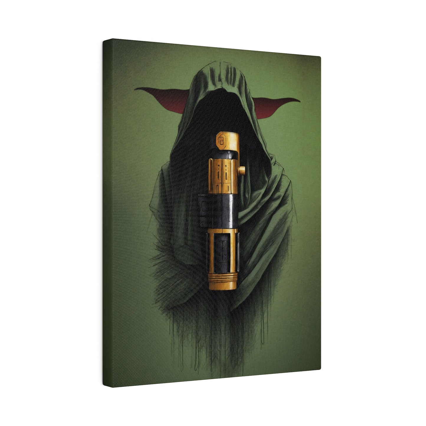 Old Master, Dark, saber concept canvas .75"