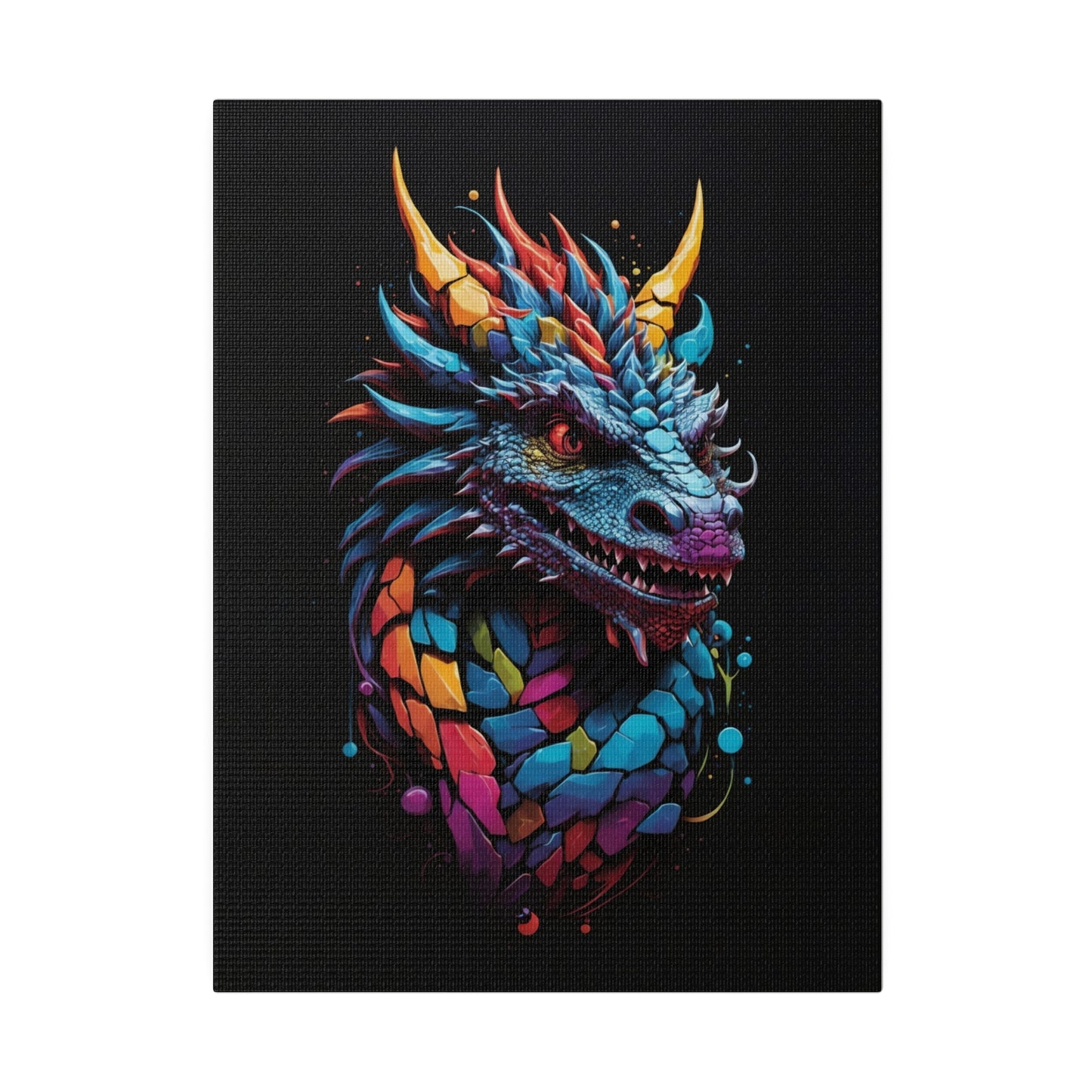 Color Dragon Cryger canvas .75"