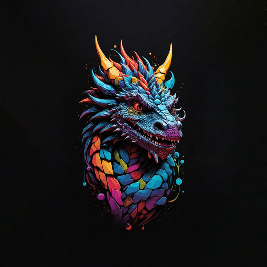 Color Dragon Cryger canvas .75"