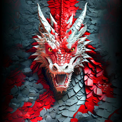 Stone Dragon Rhed canvas .75"