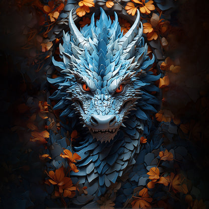 Stone Dragon Jood canvas .75"