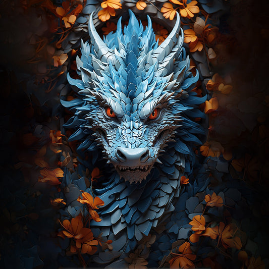 Stone Dragon Jood canvas .75"