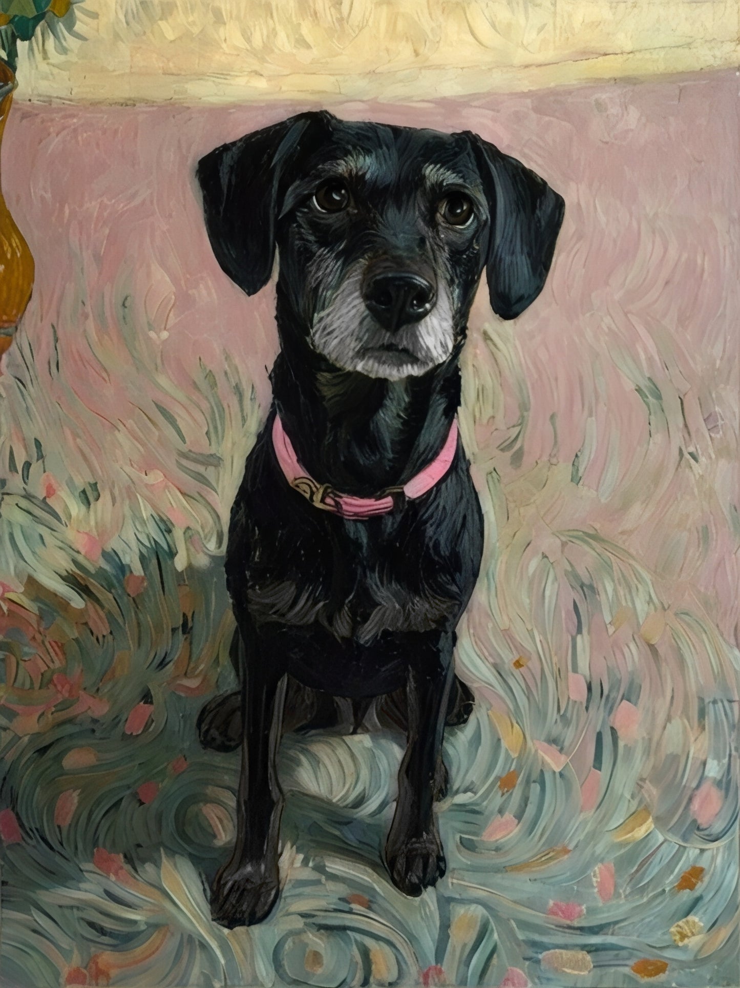 van Gogh Style Custom Pet Portrait