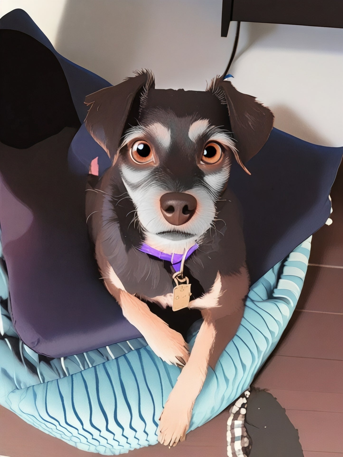 Toon'd Style Custom Pet Portrait