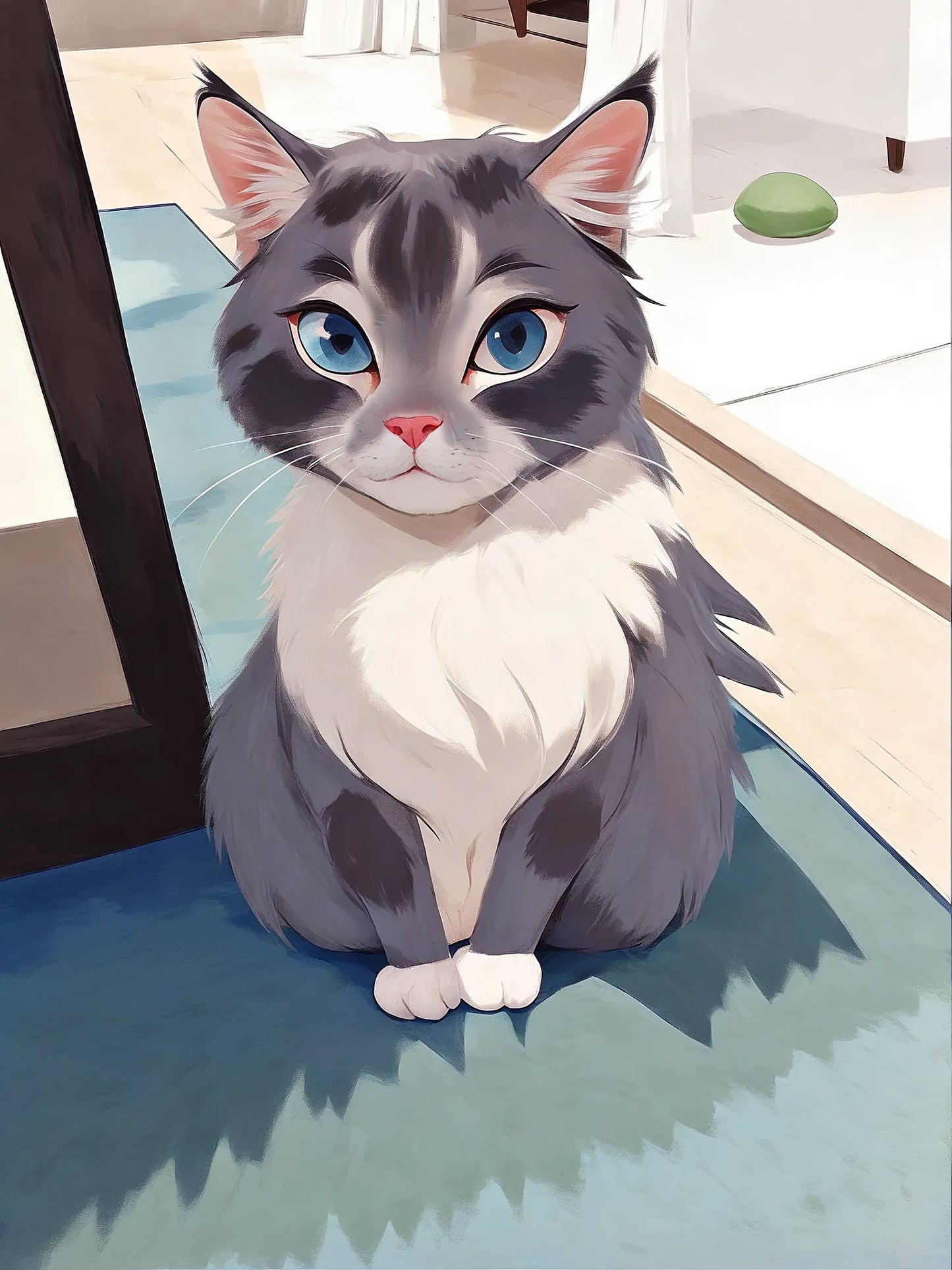 Toon'd Style Custom Pet Portrait