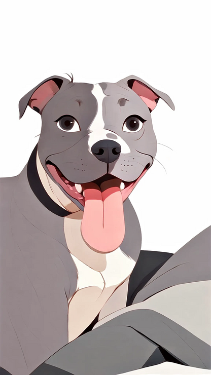 Toon'd Style Custom Pet Portrait