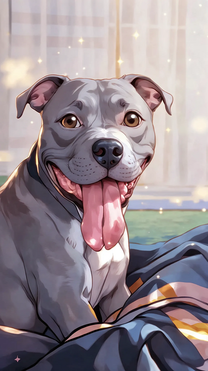 Toon'd Style Custom Pet Portrait